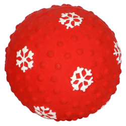 PELOTA PLASTICO NAVIDAD 6.5cm