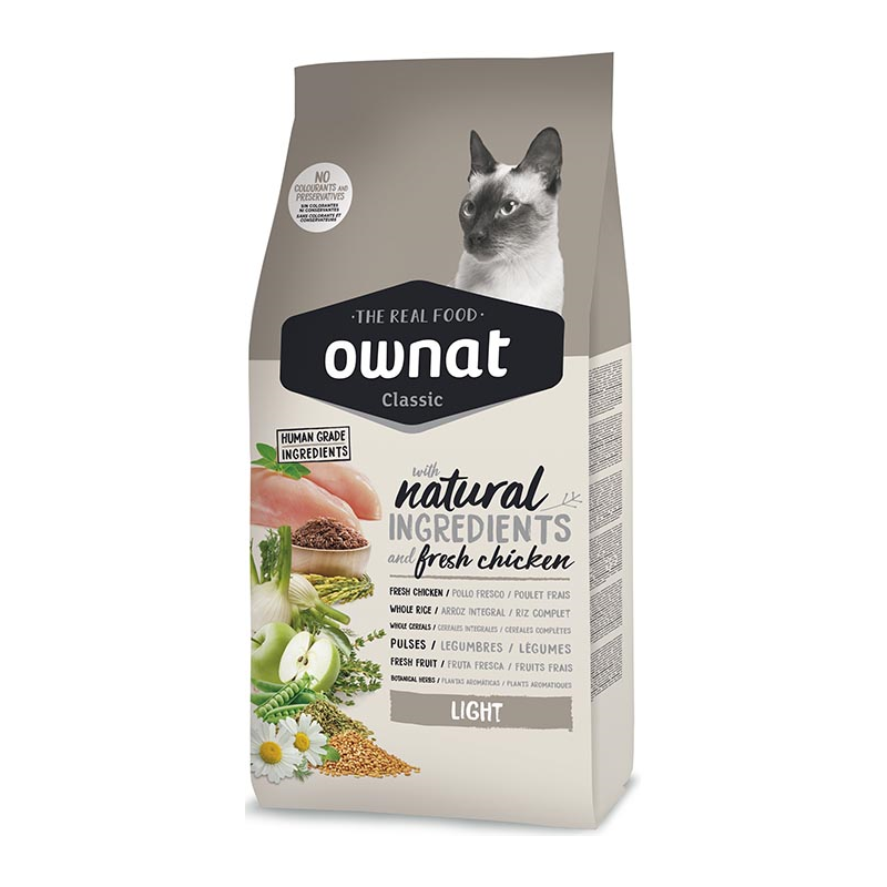 OWNAT CLASSIC LIGHT CAT 4KG