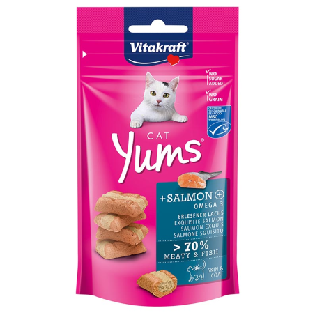 CAT YUMS VITAKRAFT SALMON 40GR x 9 UNID