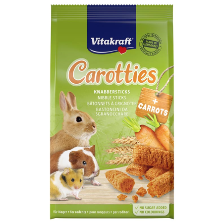 BASTONES PARA CONEJO VITAKRAFT ZANAHORIA 50GR (7UNID)