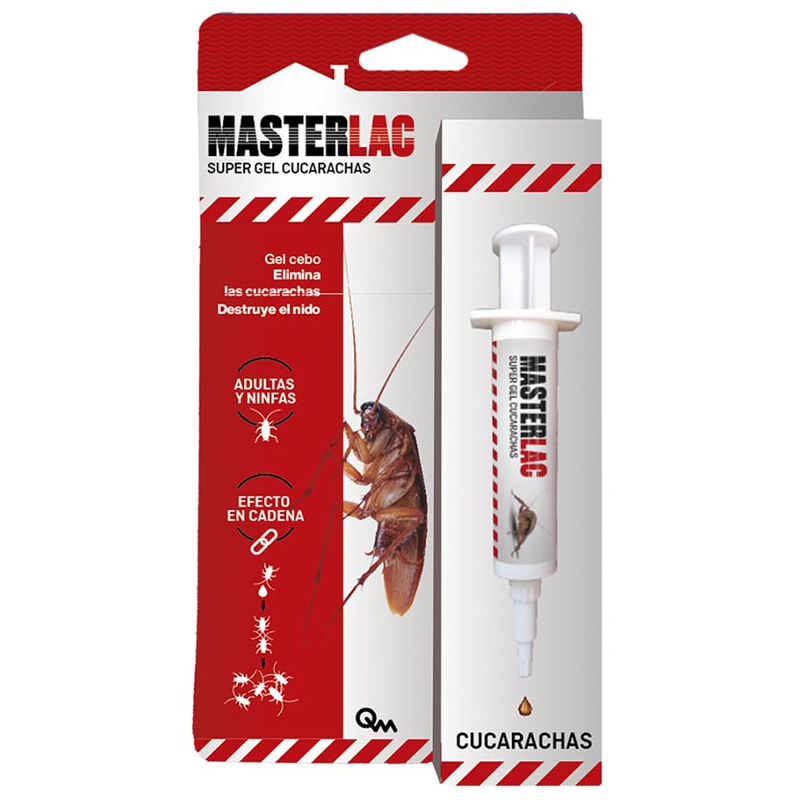 MASTERLAC SUPER GEL CUCARACHAS JERINGUILLA 10GR (CAJA 12UNID)