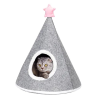 IGLOO PARA GATO CON ESTRELLA 50 x 50 x 63CM 4H