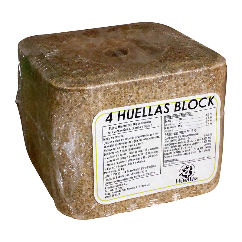 4 HUELLAS BLOCK 10kg