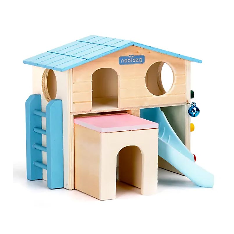 CASA DE JUEGOS MADERA PARA HAMSTER 17.5x5.2x16.2CM 4H