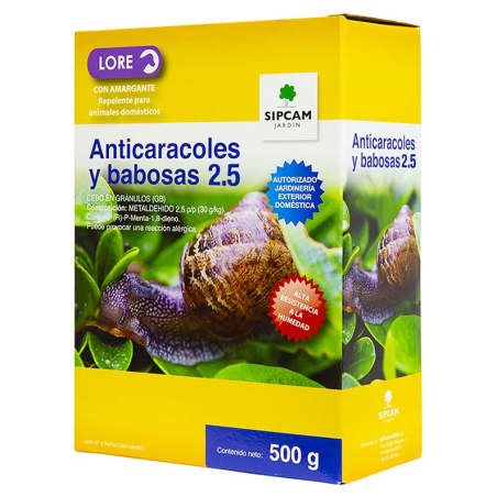 ANTICARACOLES Y BABOSAS 2.5 500GR