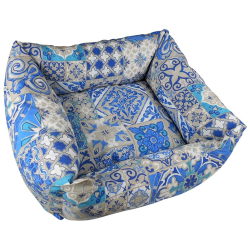 CAMA ARABESCO AZUL 60 x...