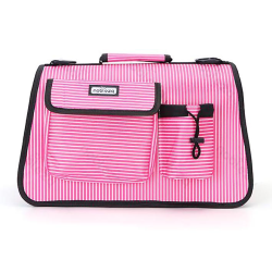 BOLSO RAYAS ROSA 44.5 x 26 x 20cm 4H