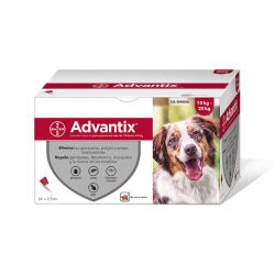 ADVANTIX 10 - 25 KG ENVASE CLINICO 24 PIP