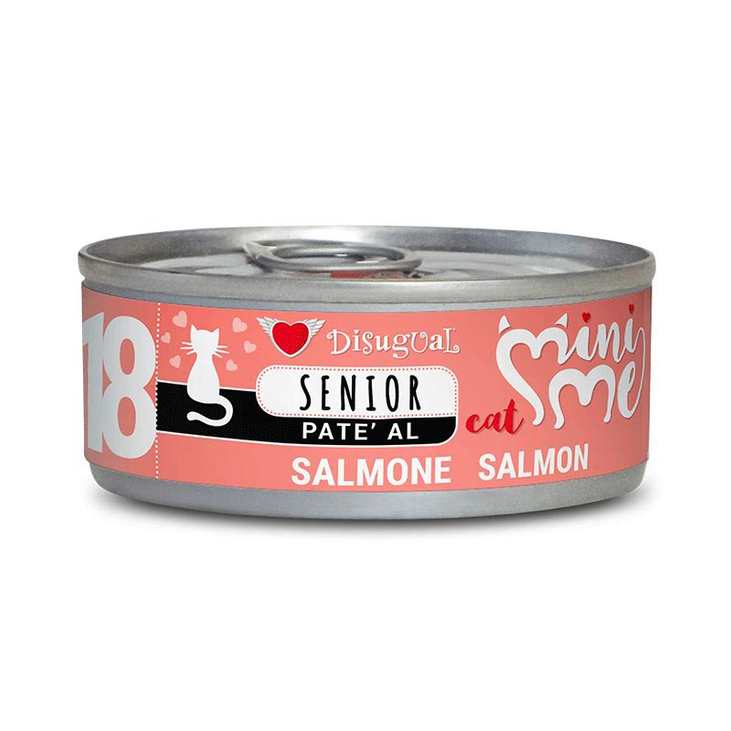 MINI-ME 18 SENIOR SALMON HUMEDO GATO 85GR