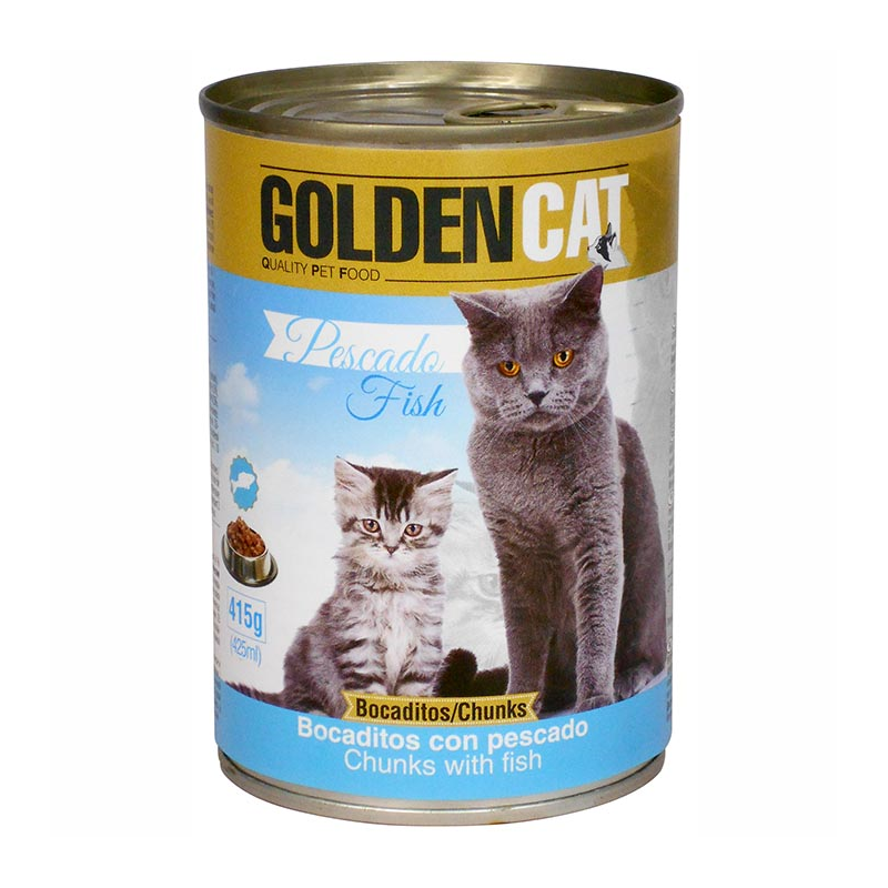 GOLDEN CAT LATAS PESCADO 415gr