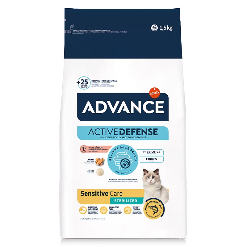 ADVANCE CAT STERILIZED SALMON 1.5kg