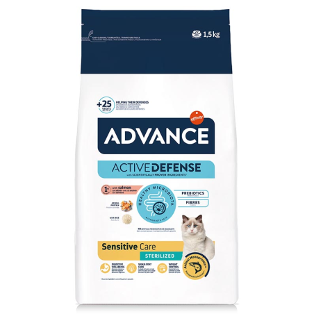 ADVANCE CAT STERILIZED SALMON 1.5kg