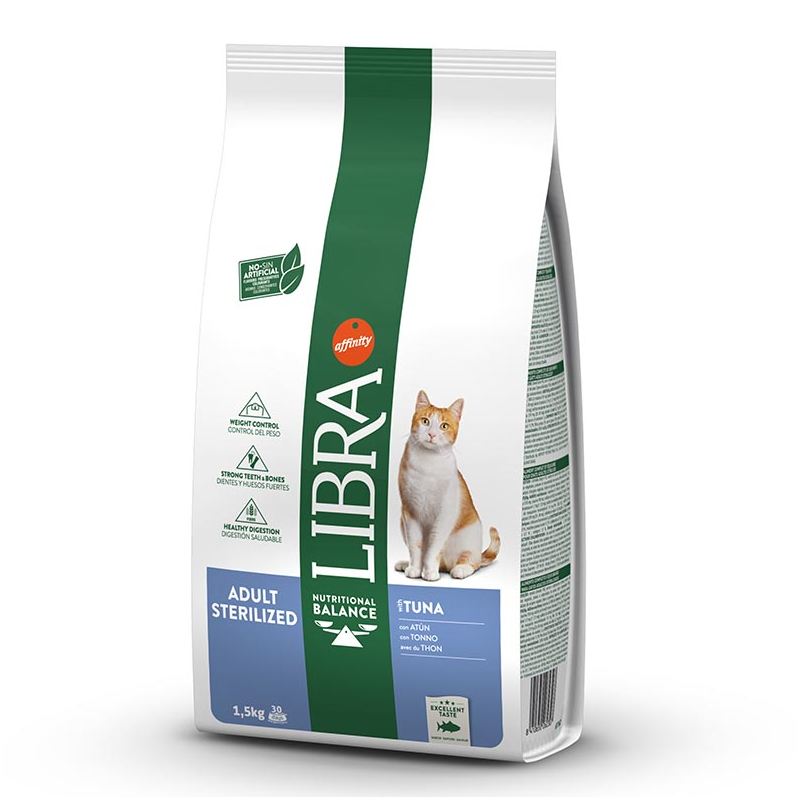 LIBRA CAT STERILIZED TUNA 1.5 KG