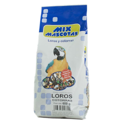 MIXTURA LOROS Y COTORRAS 600gr