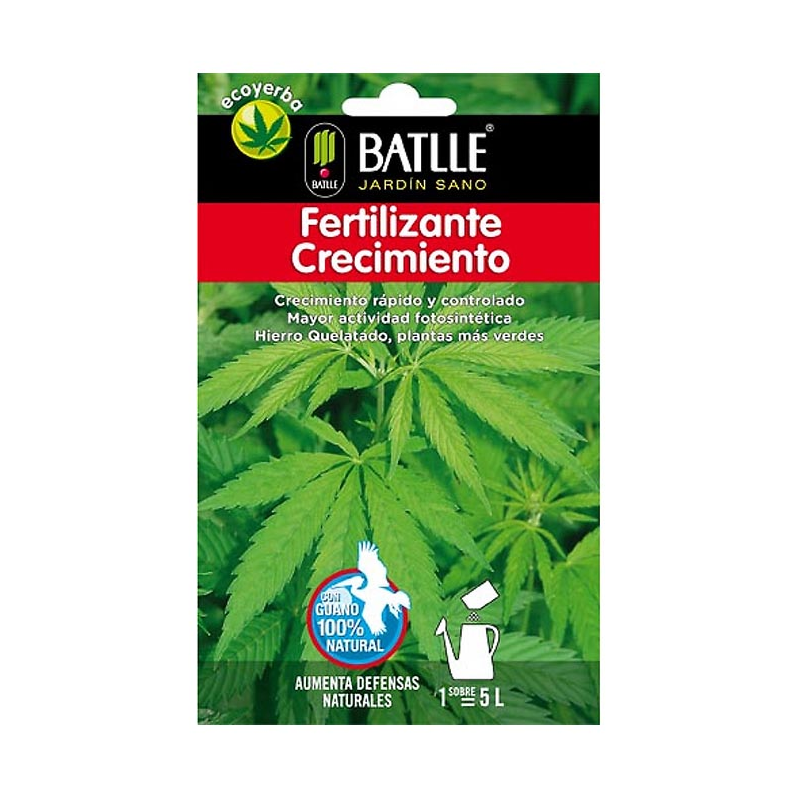 FERT.ECOYERBA CRECIMIENTO SOBRE PARA 5 L