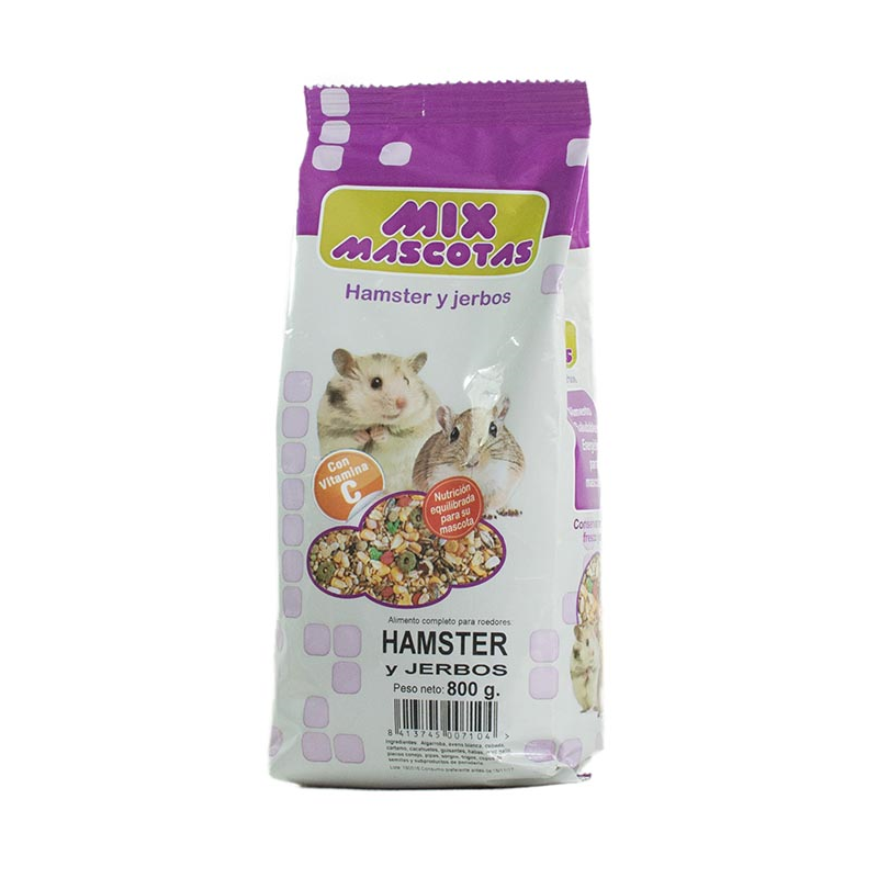 MIXTURA HAMSTER Y JERBOS 800gr