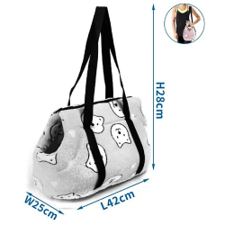 BOLSO NYLON CARITA PERRO...