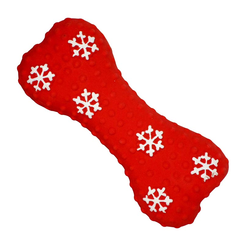 HUESO PLASTICO NAVIDAD 13cm