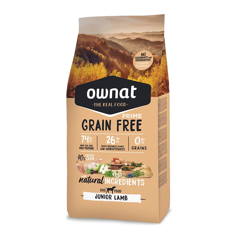 OWNAT GF PRIME JUNIOR LAMB DOG 3kg