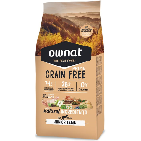 OWNAT GF PRIME JUNIOR LAMB DOG 3kg