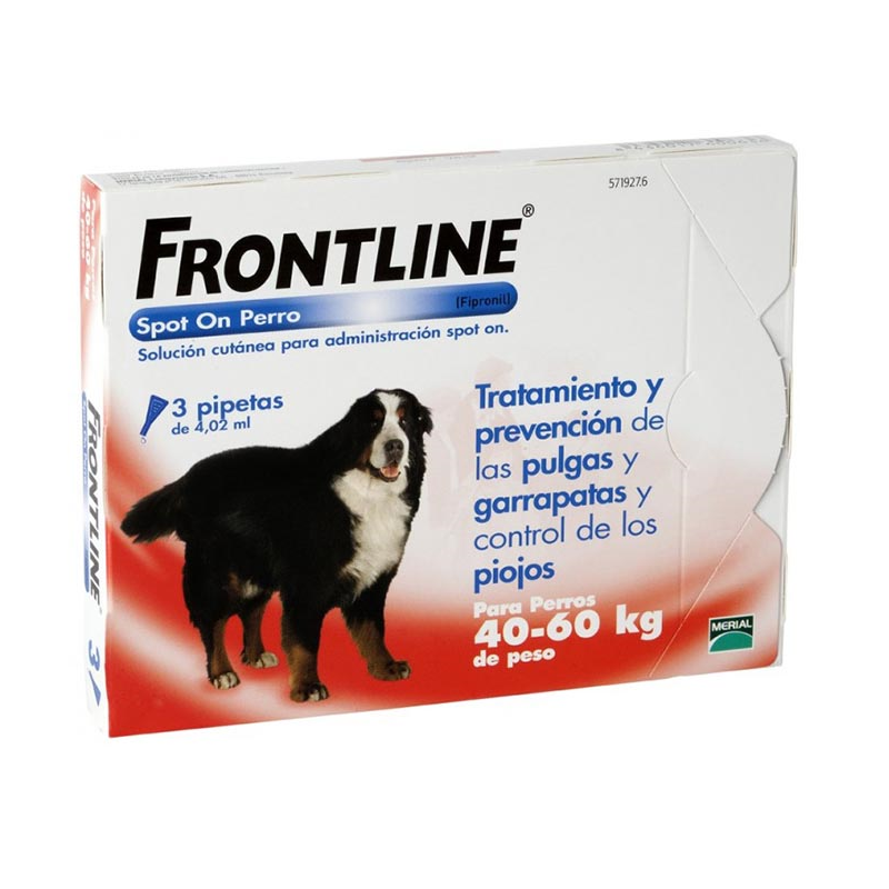 FRONTLINE  40-60 KG (3 PIPETAS )SPOT ON