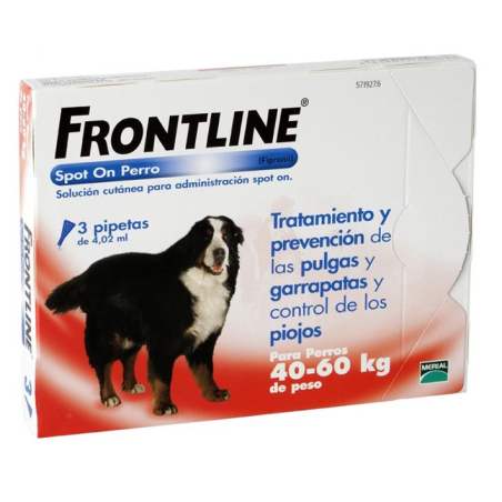 FRONTLINE  40-60 KG (3 PIPETAS )SPOT ON