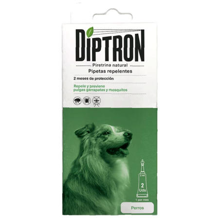 DIPTRON DISPENSADOR PIPETAS PIRETRINA 2 x 2 ML