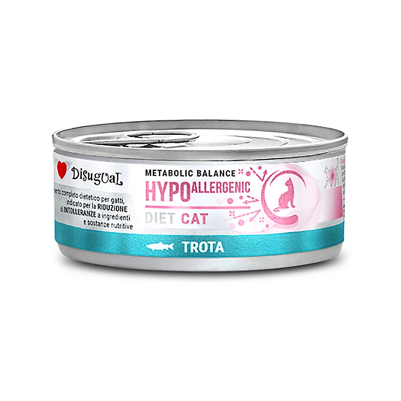 DISUGUAL DIET CAT HUMEDO TRUCHA HYPOALLERGENIC 85GR