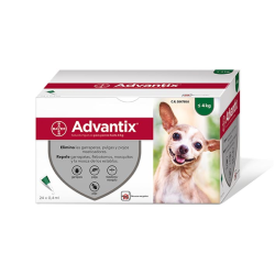 ADVANTIX 4 KG ENVASE CLINICO 24 PIPETAS