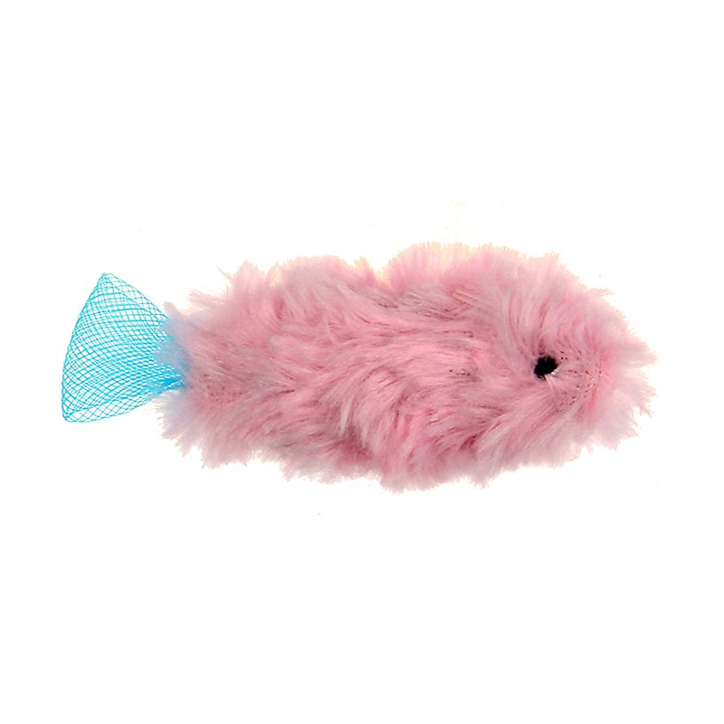 PEZ DE PELUCHE CON CATNIP 9 x 4CM