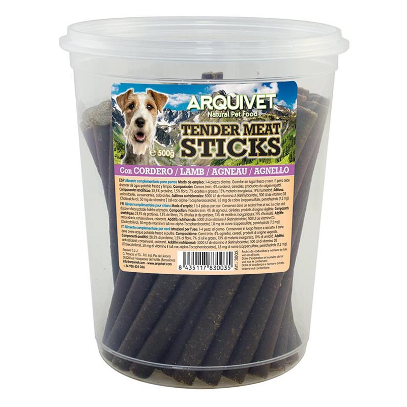 TENDER MEAT STICKS CORDERO 500GR