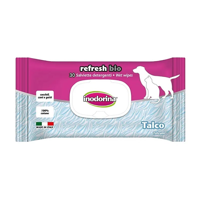 INODORINA TOALLITAS REFRESH BIO TALCO 30unid