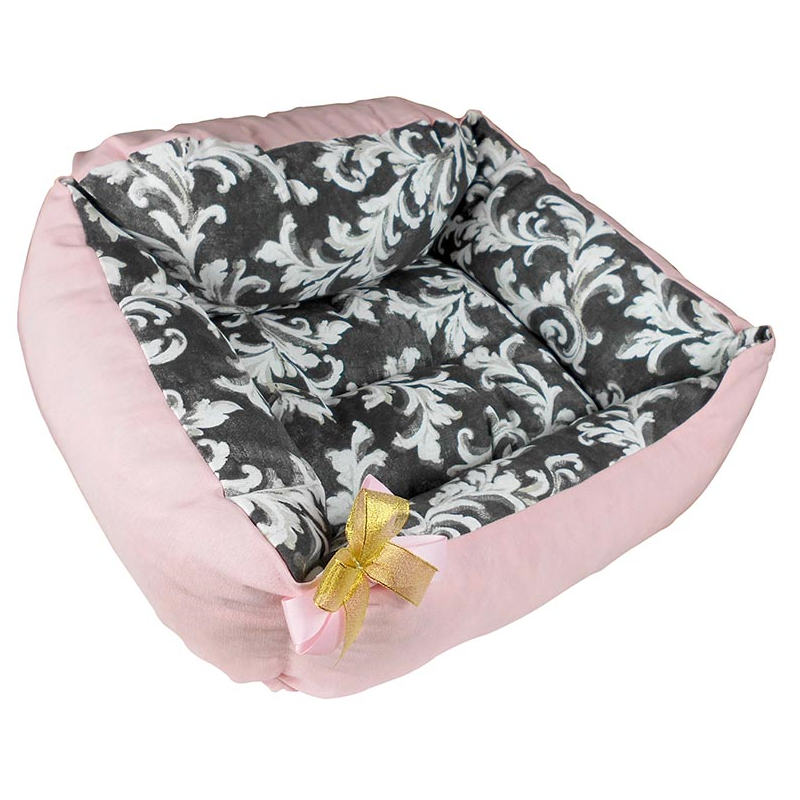 CAMA BARROCA PASTEL 4H