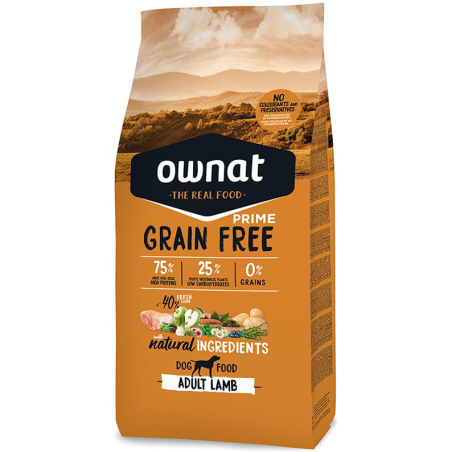 OWNAT GF PRIME ADULT LAMB DOG 12KG