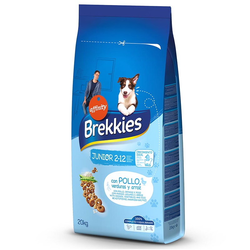 BREKKIES EXCEL JUNIOR CAL y VIT (ORIGINAL) 20kg