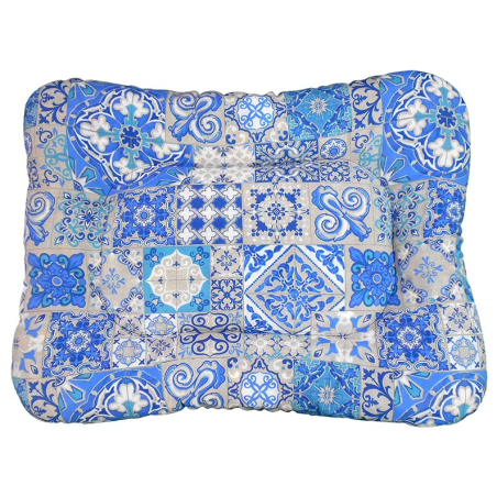 COLCHONETA HUESITO ARABESCO AZUL 120cm 4H