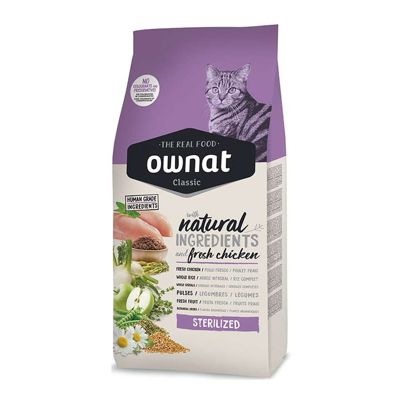 OWNAT CLASSIC STERILIZED CAT 4KG