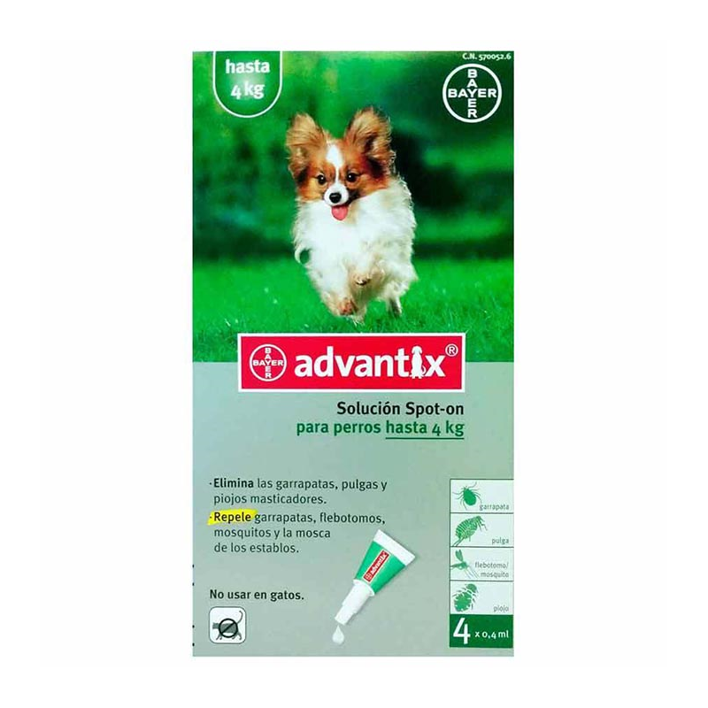 ADVANTIX 0-4 KG (4PIP)