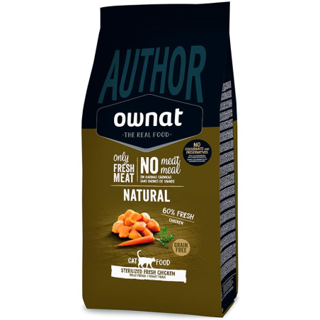 OWNAT AUTHOR GF STERILIZED FRESH CHICKEN CAT 3KG