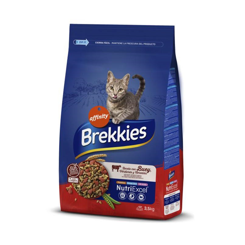 BREKKIES CAT REC. CON BUEY 3.5kg