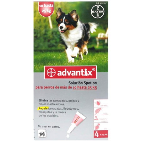 ADVANTIX 10-25 KG (4PIP)