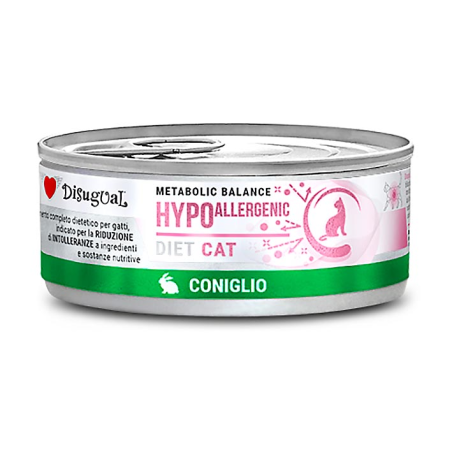 DISUGUAL DIET CAT HUMEDO CONEJO HYPOALLERGENIC 85GR