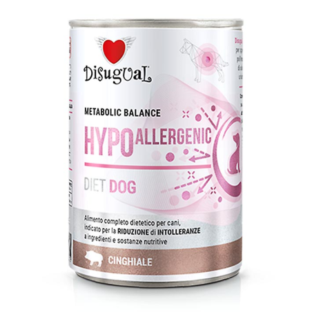 DISUGUAL DIET DOG HUMEDO JABALI HYPOALLERGENIC 400GR