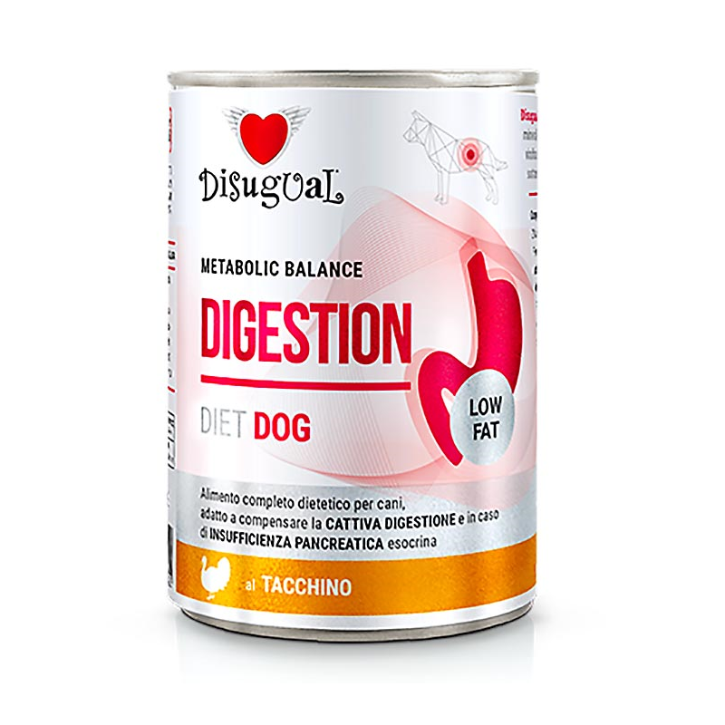 DISUGUAL DIET DOG HUMEDO PAVO DIGESTION 400GR