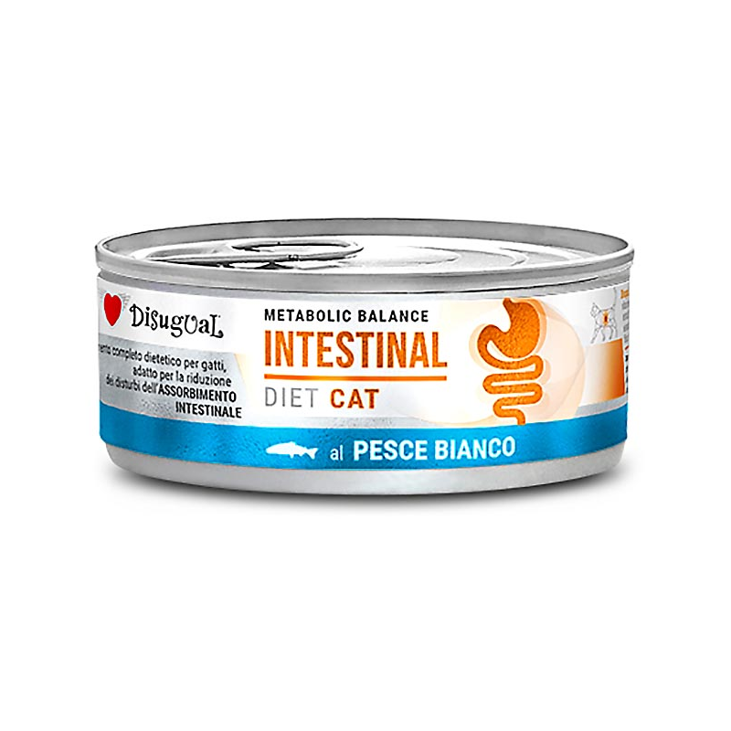 DISUGUAL DIET CAT HUMEDO PESCADO BLANCO INTESTINAL 85GR