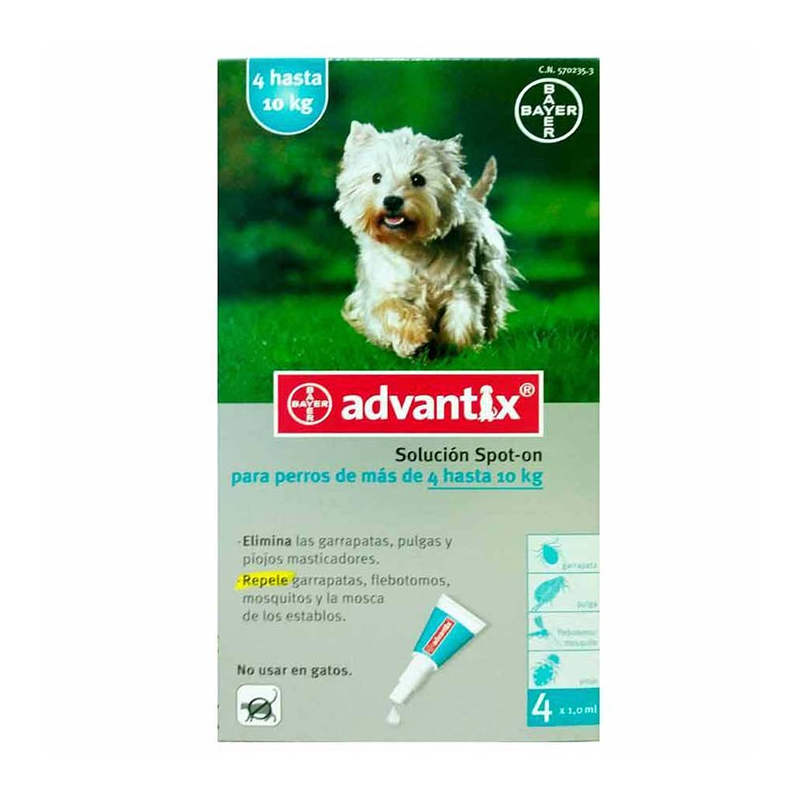 ADVANTIX 4-10 KG (4PIP)