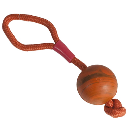 PELOTA CON CUERDA ROJA 4.5cm