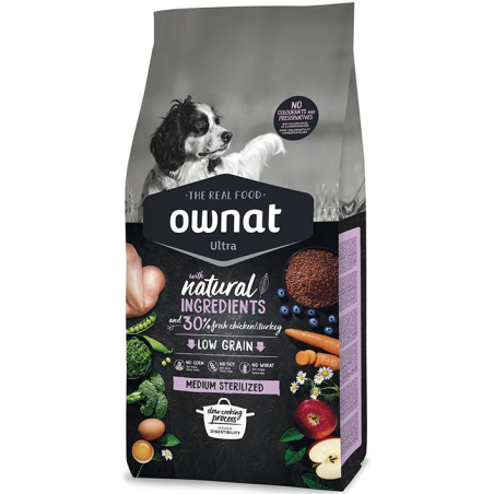 OWNAT ULTRA MEDIUM STERILIZED DOG 3kg