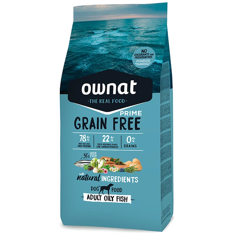 OWNAT GF PRIME ADULT OILY FISH DOG 12KG