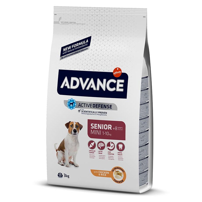 ADVANCE MINI SENIOR CHICKEN & RICE 3 KG